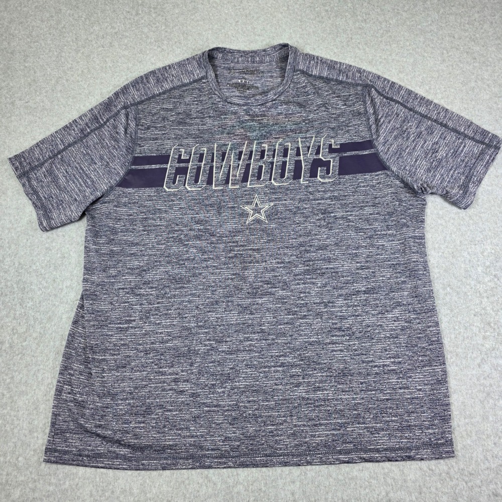 Authentic Dallas Cowboys T-Shirt Men's XL Blue NFL‎ Athletic Gym Short Sleeve